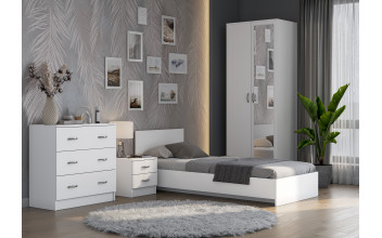 Модульная спальня Ронда - белое дерево, фабрика Интерьер-Центр