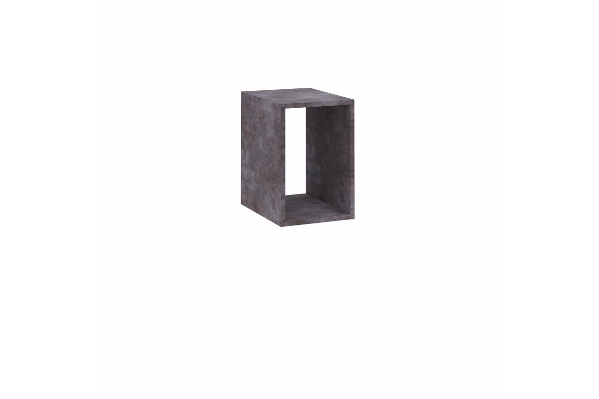 OP301 Полка-куб коллекции "Scandi" (Темный камень)
