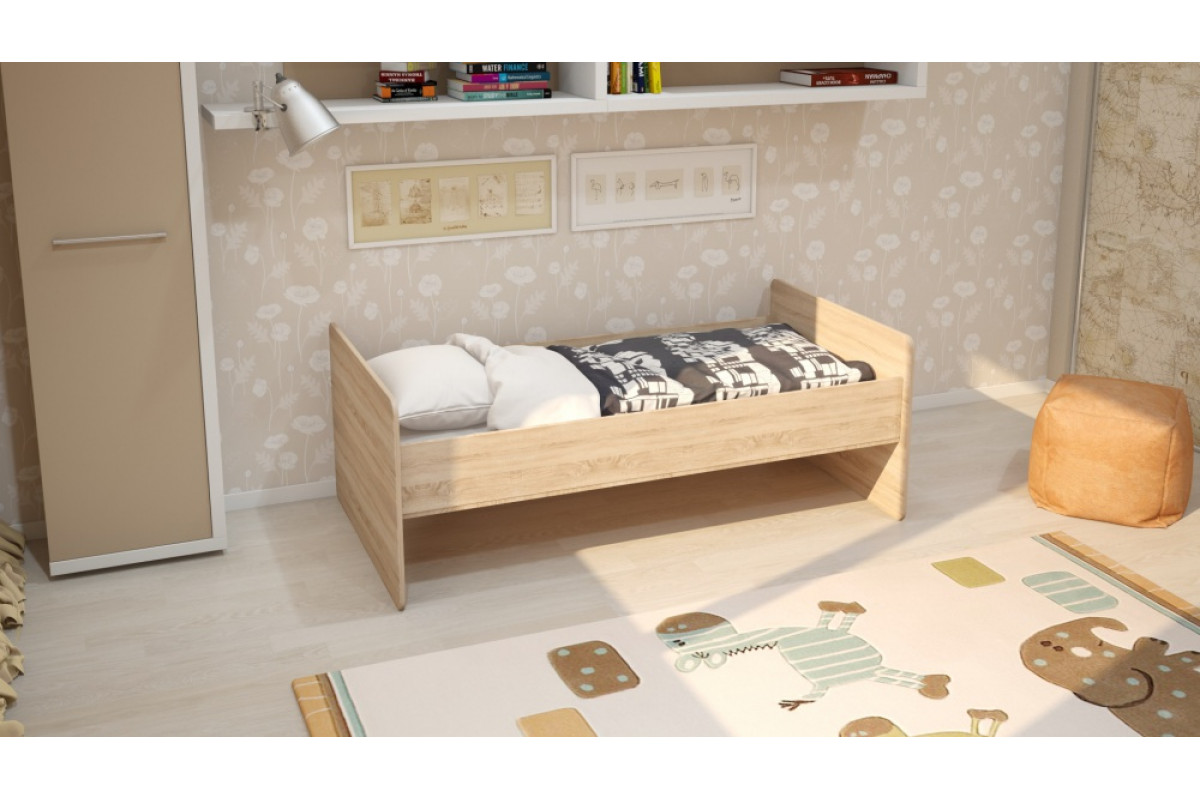 Кровать детская Умка К-001 (дуб сонома)