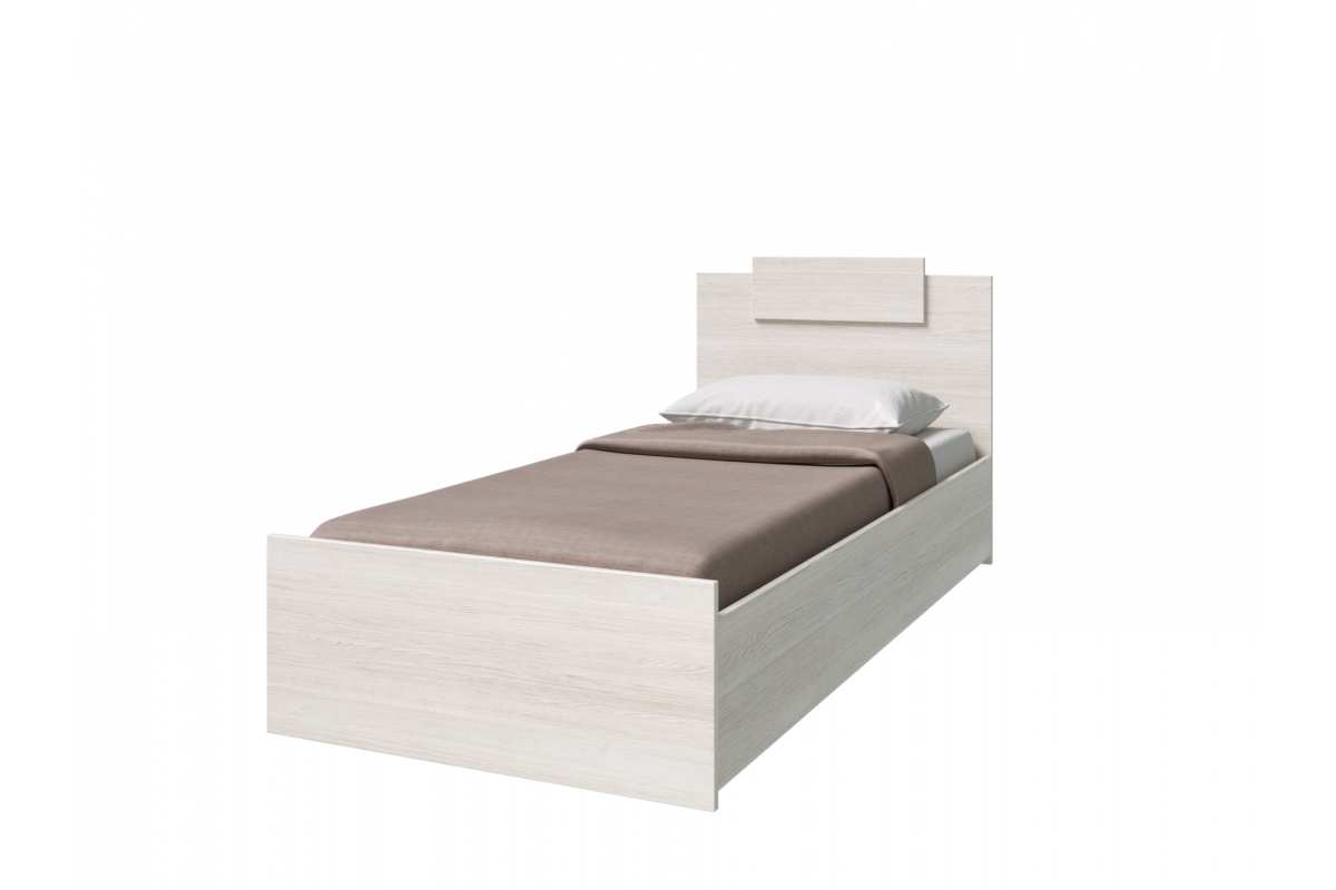Кровать ГКР1 Глория 900х2000 (ясень анкор белый)