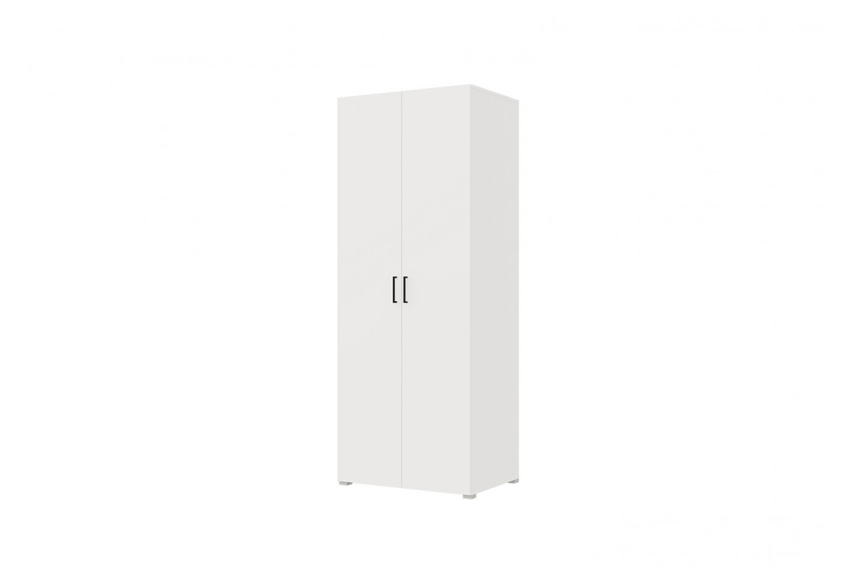 Шкаф 2-х дверный 80 см "NEW" Наполнение № База - Белый