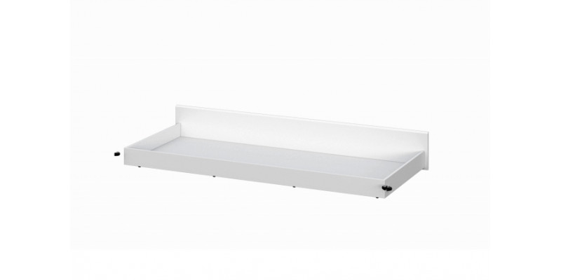 Кровать выкотная "Токио" (1992*264*832) доп. опция для кровати одинарной ЛДСП белый текстурный