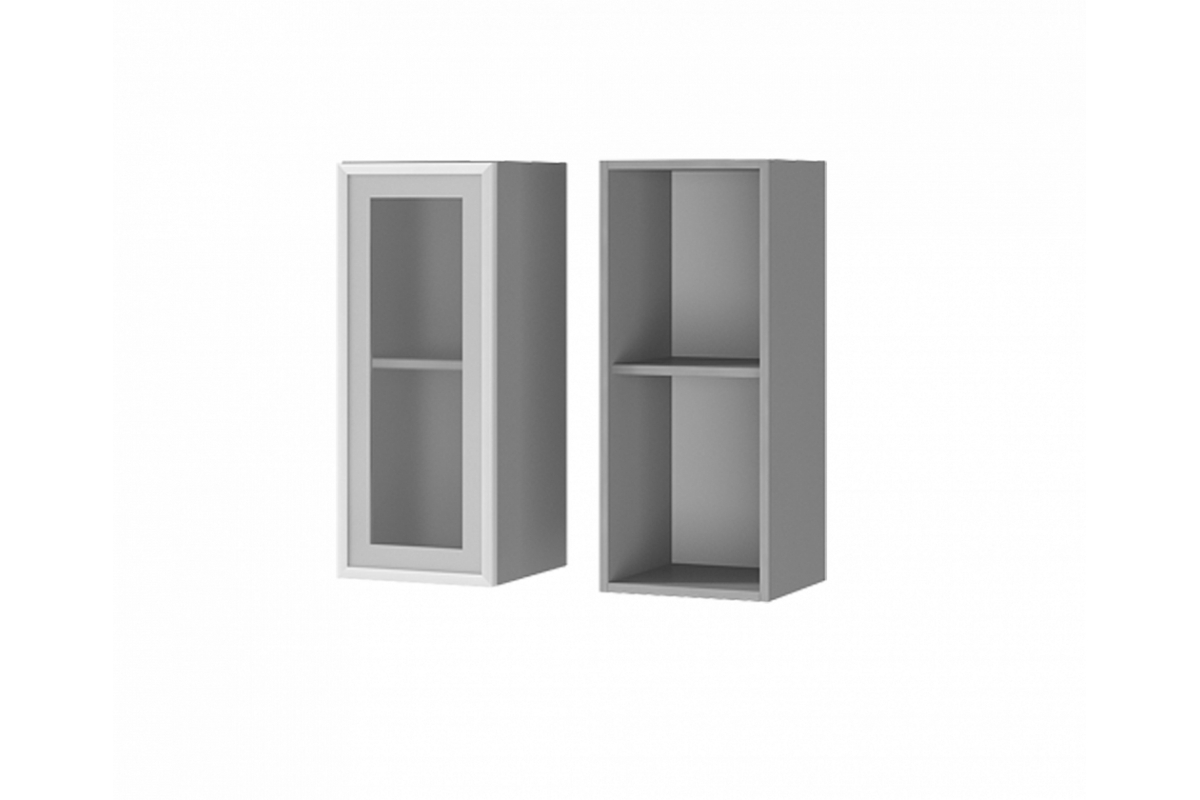 3в2 - Шкаф настенный 1-дверный со стеклом (300*720*310)